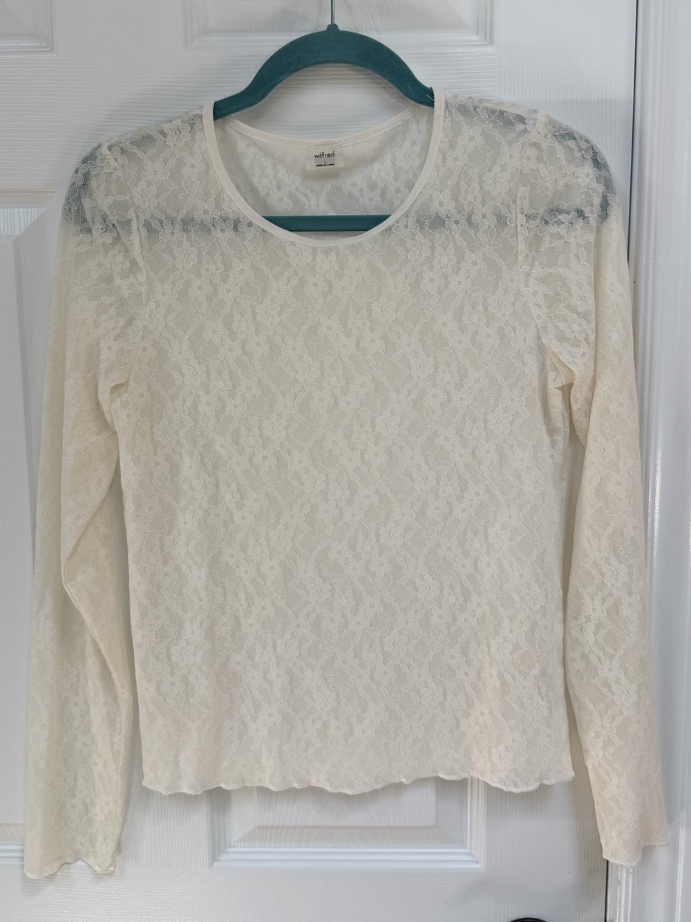Wilfred Lace Long Sleeve Top